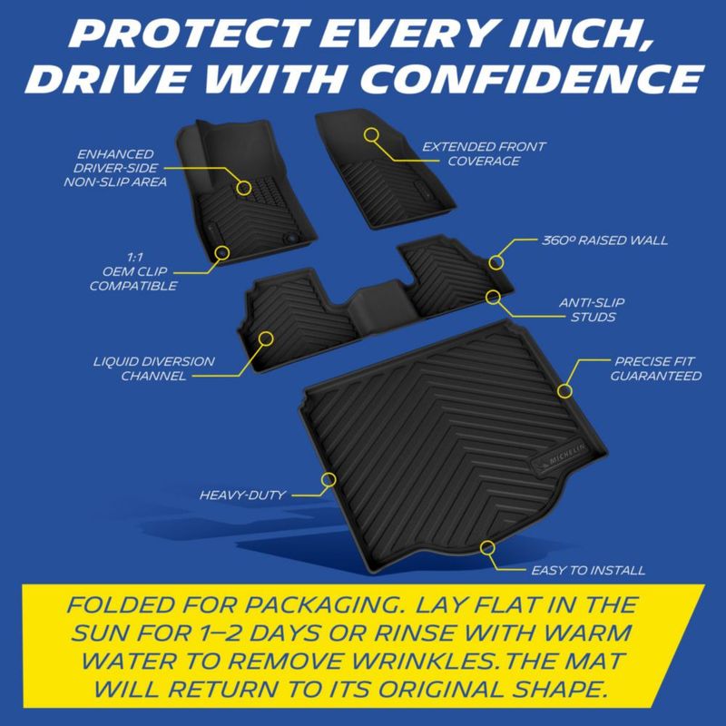 Alfombrillas de coche MICHELIN para Chevy Trax 2014‑2023 (TPE)