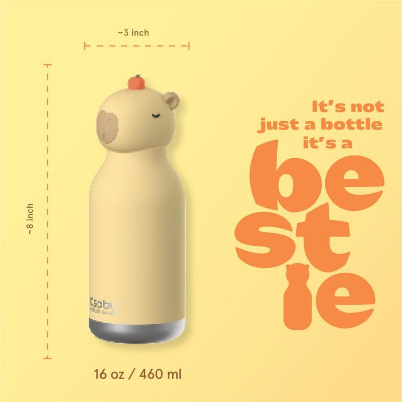Botella Asobu Bestie Capibara 473 ml libre de BPA