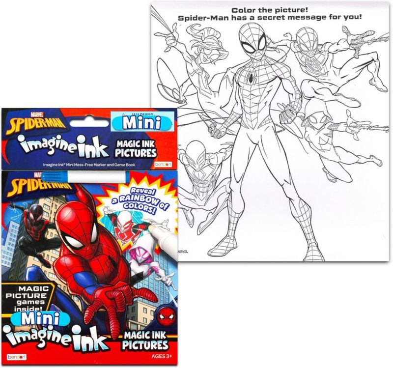 Libro para colorear Marvel Spidey y Amigos – Set de Vengadores