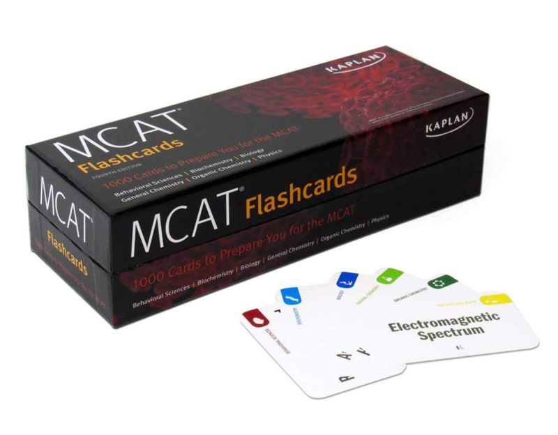 Tarjetas de estudio Kaplan MCAT 1000 - Preparación para el examen