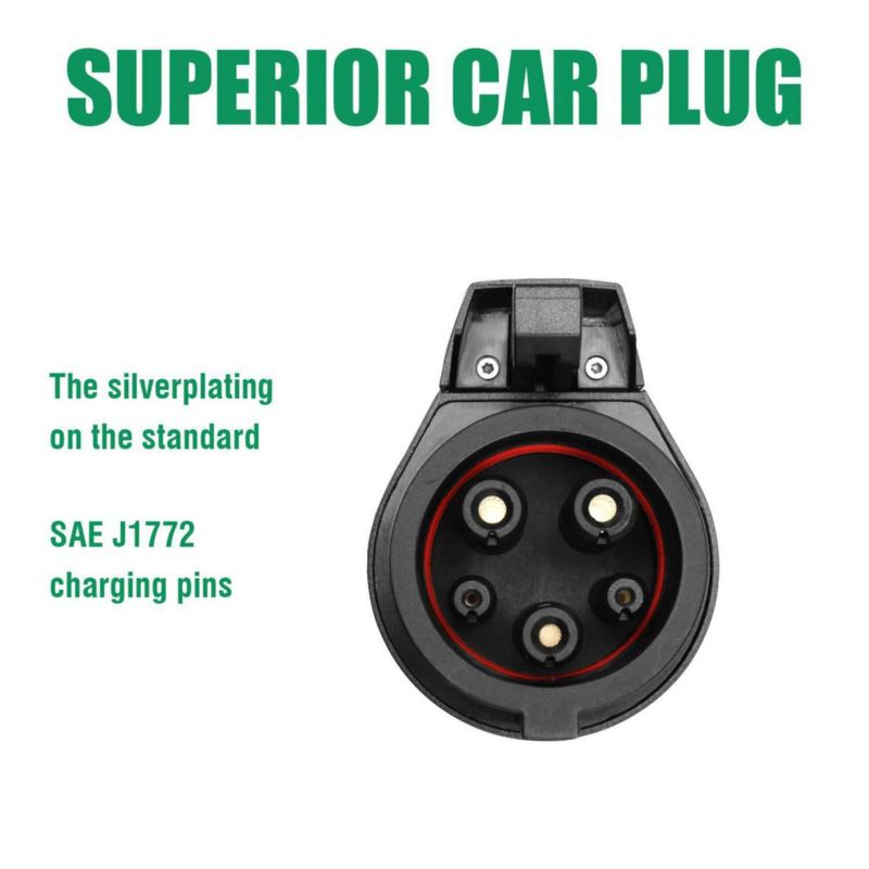 Cable de extensión para cargador de vehículo eléctrico LEFANEV 6 m 40 A J1772