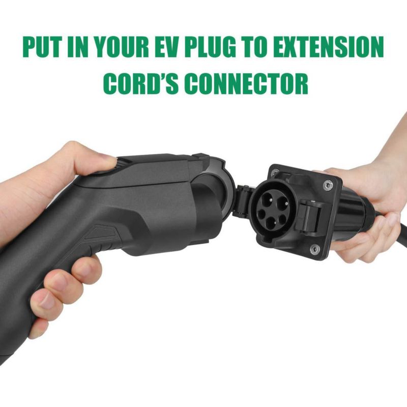 Cable de extensión para cargador de vehículo eléctrico LEFANEV 6 m 40 A J1772