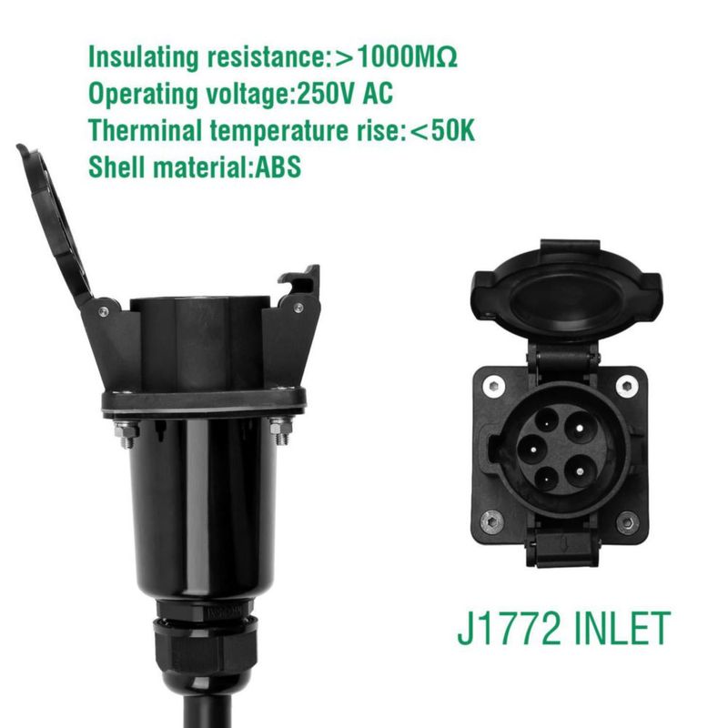 Cable de extensión para cargador de vehículo eléctrico LEFANEV 6 m 40 A J1772