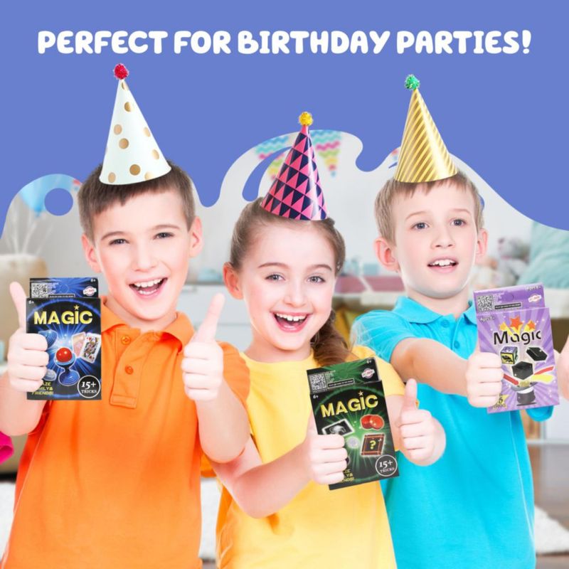 Set de trucos mágicos Playkidz con más de 15 trucos para niños x12