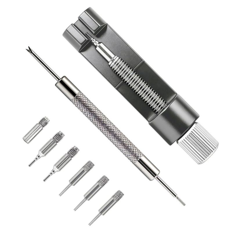 Kit de Herramientas para Reloj RANBOS - Removedor de Pulsera Metálica Gris