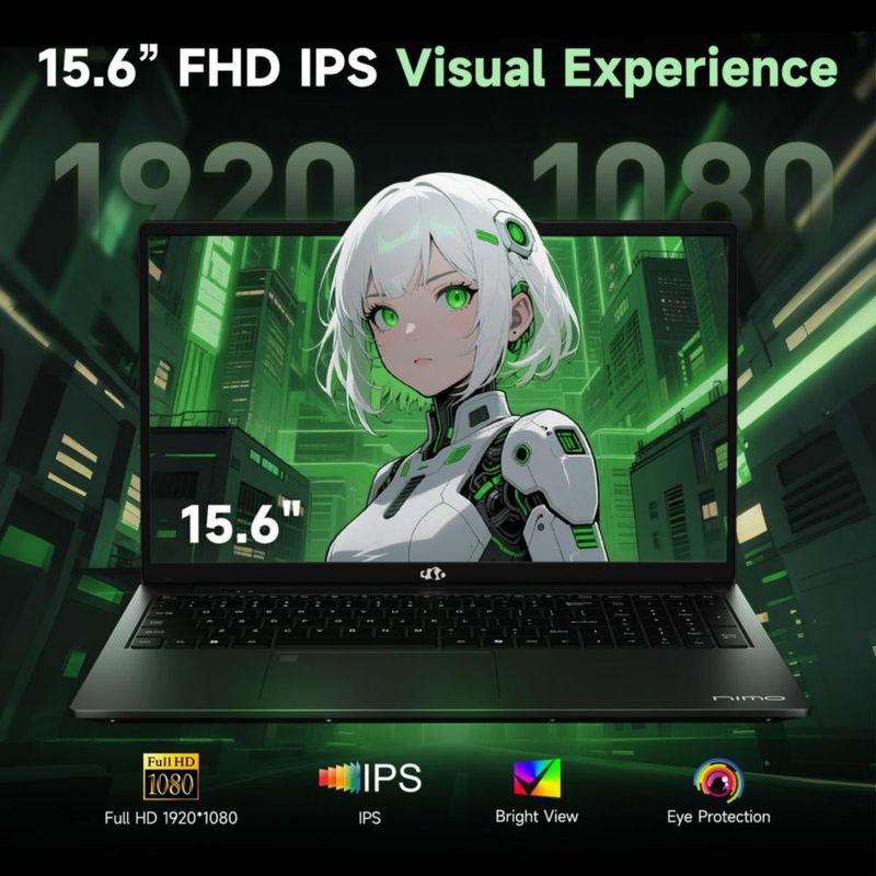 Portátil NIMO Ryzen 7 15.6" 16 GB 256 GB SSD Win11