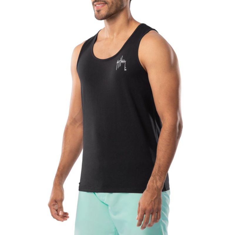 Camiseta sin mangas Guy Harvey Large Caviar/Saltwater Core