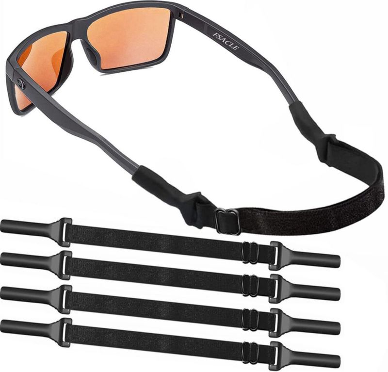 Correa para gafas KSACLE 18-28 cm 4 unidades unisex deportiva