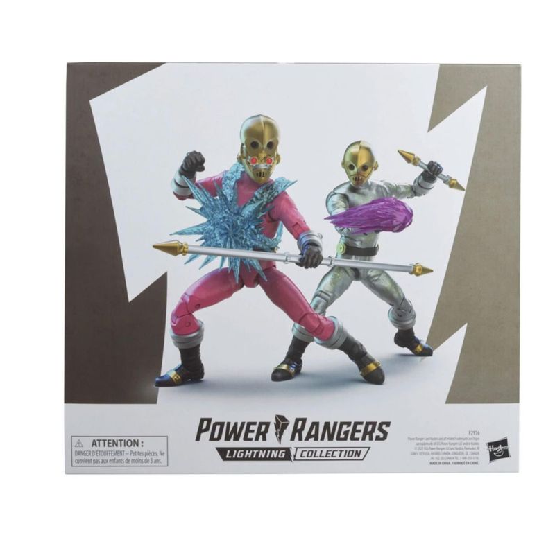Figuras de acción Hasbro Power Rangers Zeo Cogs paquete de 2 unidades 15 cm