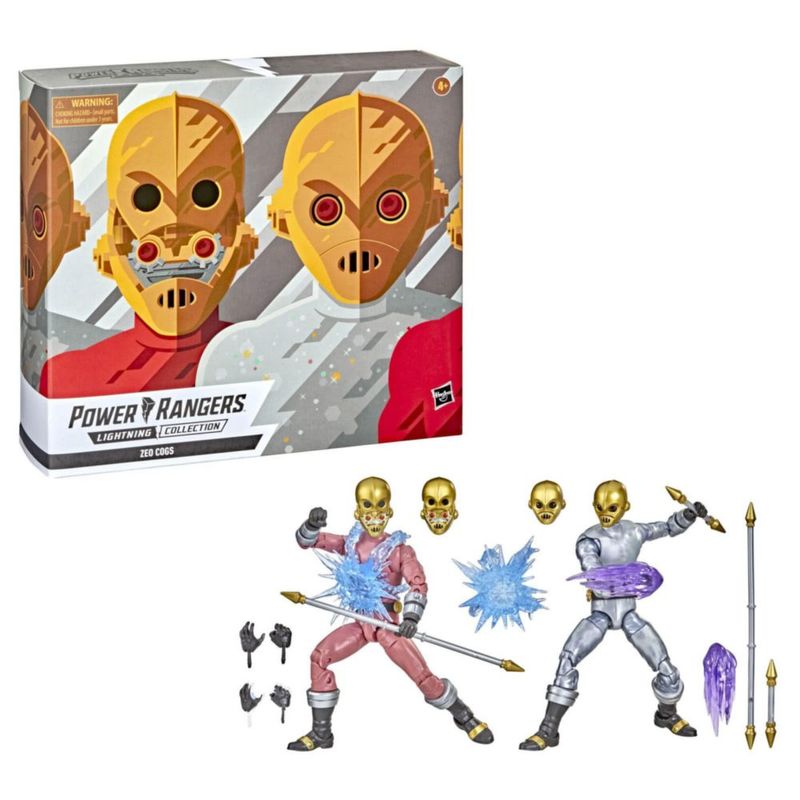 Figuras de acción Hasbro Power Rangers Zeo Cogs paquete de 2 unidades 15 cm