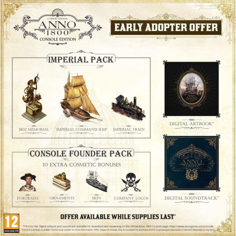 Videojuego Ubisoft Anno 1800 Edición de Consola (PS5)