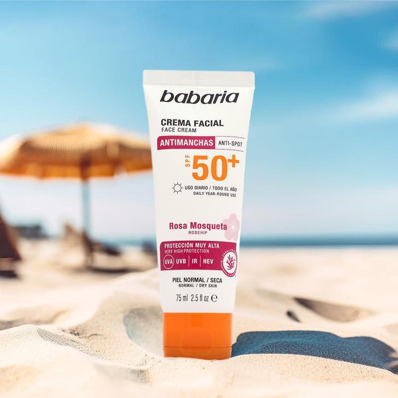 PROTECTOR SOLAR Babaria 75 ml SPF50+ Fluido Antimanchas