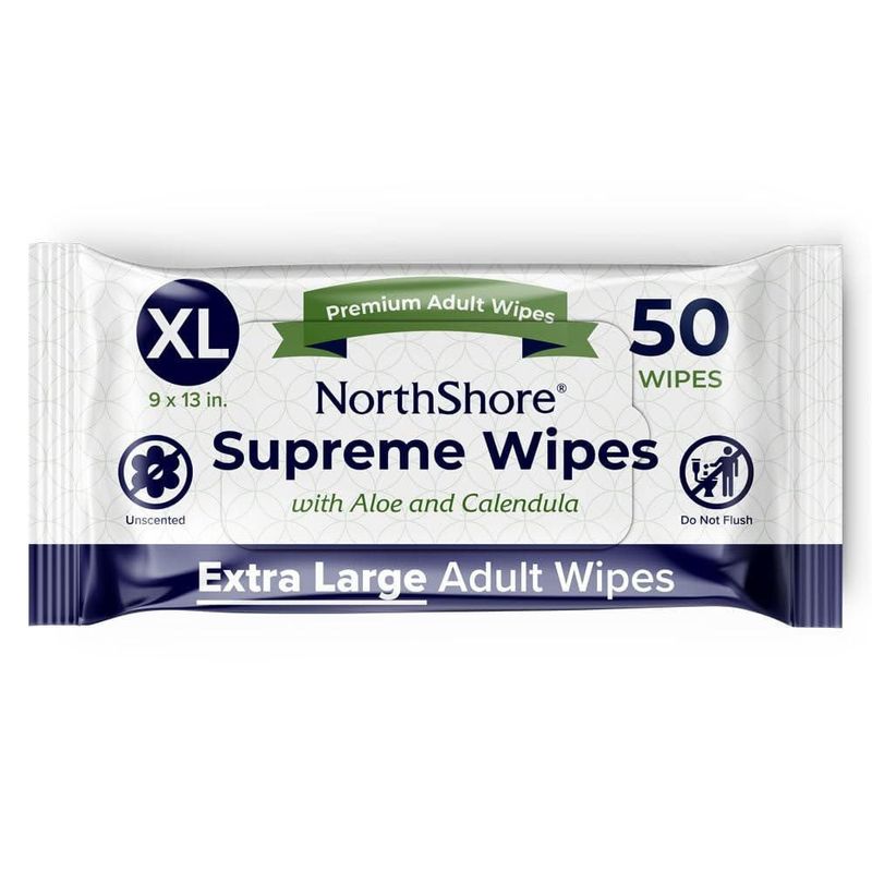 Toallitas NorthShore Supreme Extra Grande 50 unidades