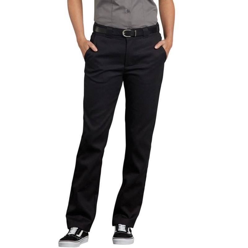 Pantalones Dickies Mujer Flex Slim Fit Negro 4 RG