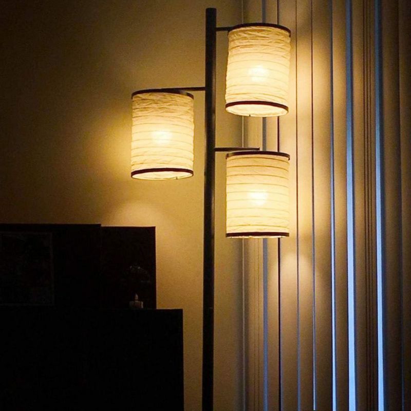 Lámpara de pie Brightech 188 cm 3 cabezas negro LED