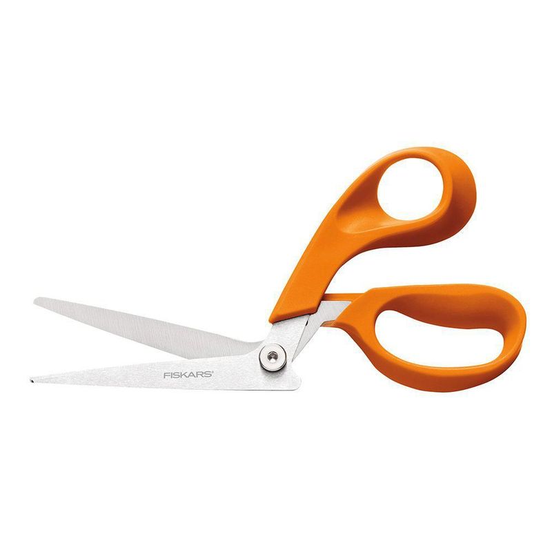 Tijeras Fiskars 20 cm Naranja RazorEdge para Tela