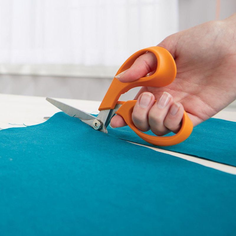 Tijeras Fiskars 20 cm Naranja RazorEdge para Tela