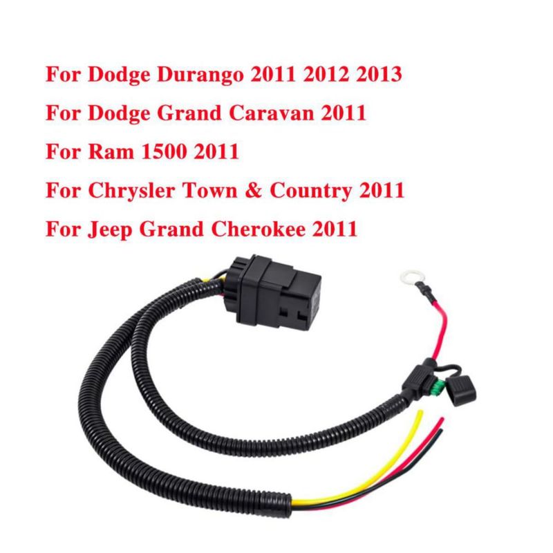 Kit de cableado de relé para bomba de combustible JUNRUO – Jeep Dodge Ram