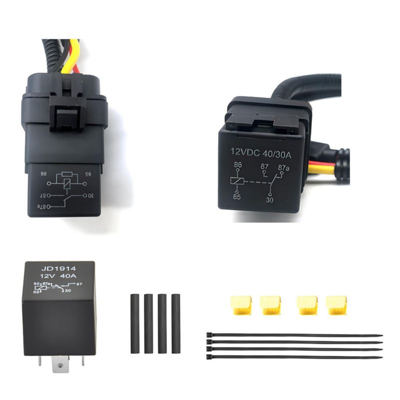 Kit de cableado de relé para bomba de combustible JUNRUO – Jeep Dodge Ram