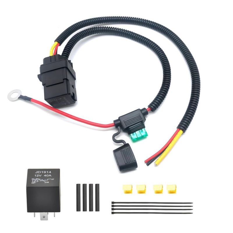 Kit de cableado de relé para bomba de combustible JUNRUO – Jeep Dodge Ram