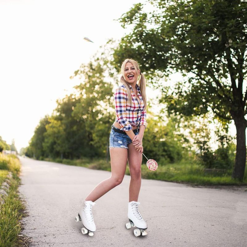 Patines de ruedas MonSports talla 11 blanco unisex adulto