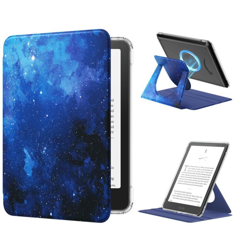 Funda para eBook MoKo de 7" 360° Giratoria y Desmontable Azul
