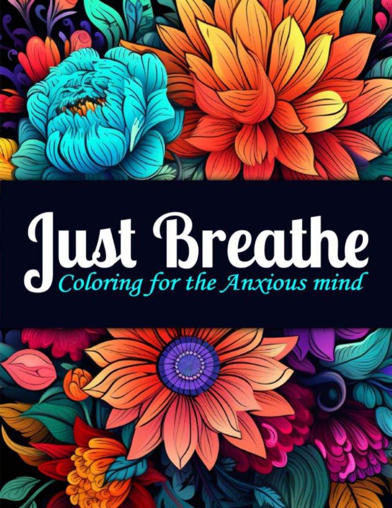 Majosta Just Breathe: Libro para colorear contra la ansiedad