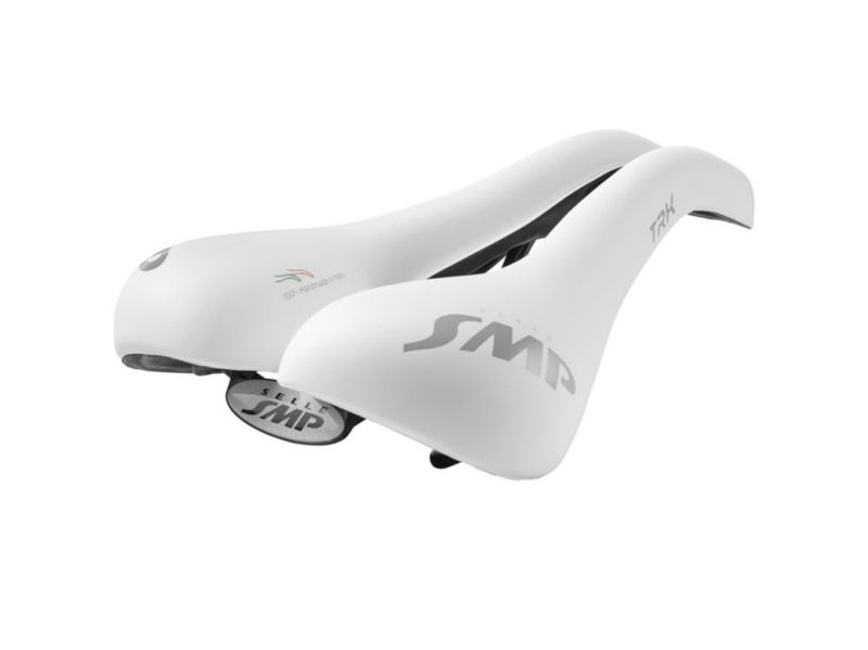 Asiento de bicicleta SMP TRK Mediano 280 × 160 mm Blanco Mate 405 g