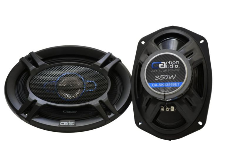 Par de Bocinas Coaxiales 4 Vías 6x9 Pulgadas Carbon Audio CA-SK03569ET 350W Max