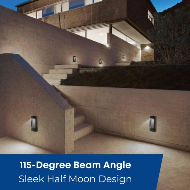 Lámpara de pared para exteriores Feit Electric Half Moon 12 W 250 lúmenes