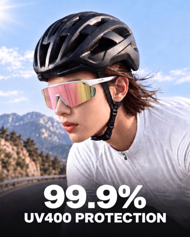 Anteojos de sol deportivos polarizados AGEYOU para hombre y mujer