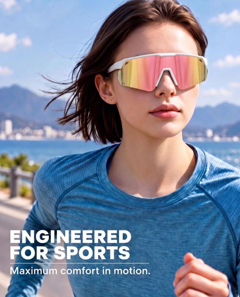 Anteojos de sol deportivos polarizados AGEYOU para hombre y mujer