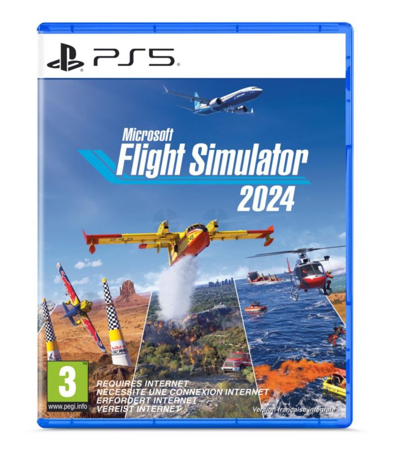Flight Simulator 2024 para Xbox PS5 y VR2 con DualSense