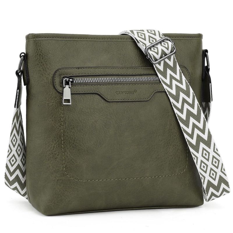 Bolso Bandolera TANTOMI 28 × 8 × 27 cm Cuero PU