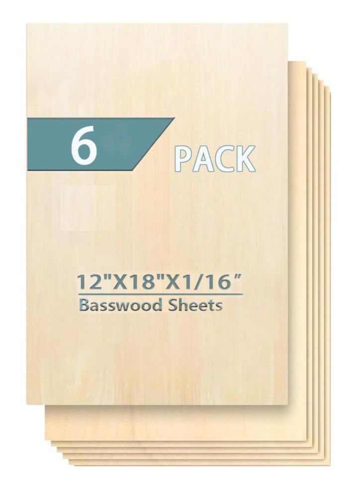 Láminas de Tilo Cassny Pack de 6 30 × 45 cm 15 mm