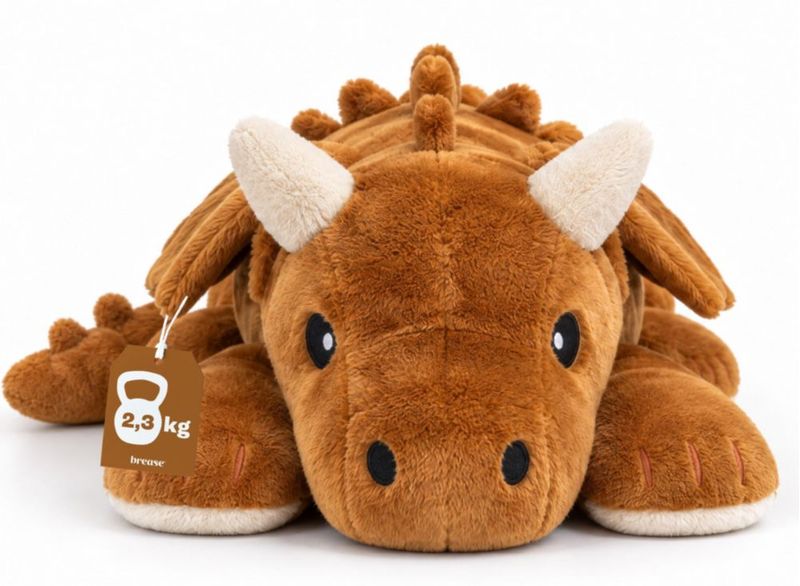 Peluche Brease Dragón Naranja 23 kg 64 cm