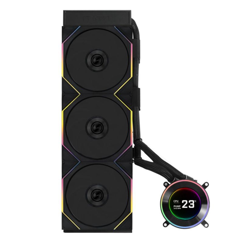Enfriador AIO Lian Li HydroShift II LCD-C 360 Negro