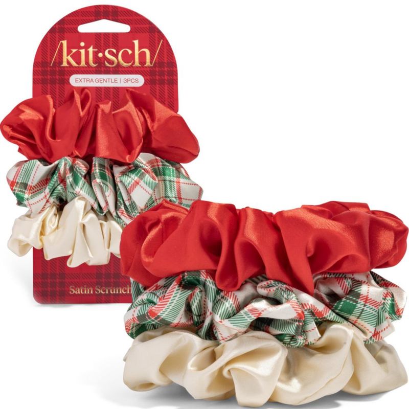 Juego de 3 colettes Kitsch Holiday multicolores