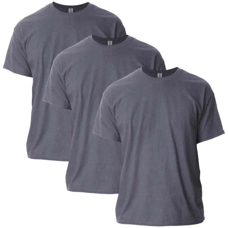 Camiseta Gildan G2000 pack de 3 gris oscuro talla XL