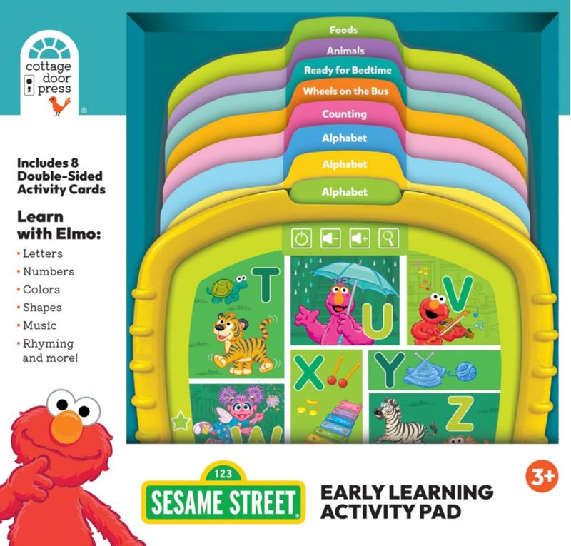 Cottage Door Press – Tableta de actividades Plaza Sésamo con Elmo
