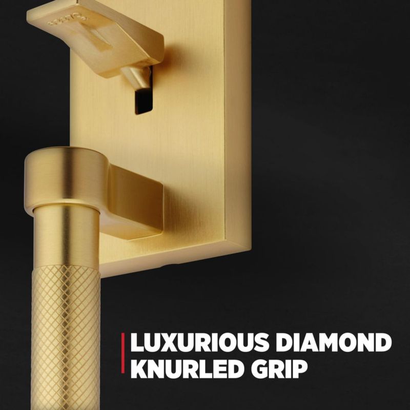 Cerradura de puerta Kwikset latón satinado SmartKey – Kit de reconfiguración