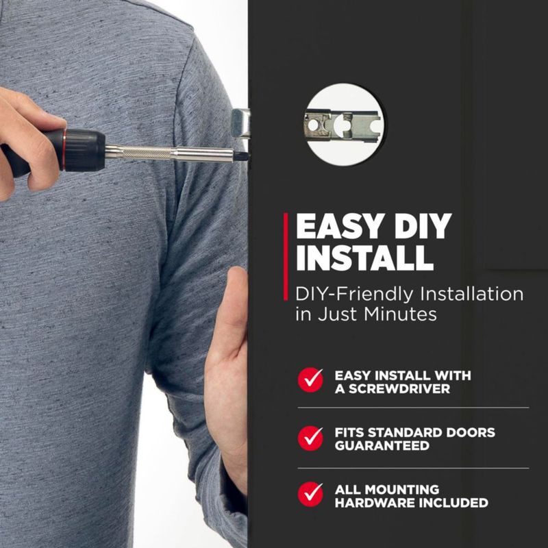 Cerradura de puerta Kwikset latón satinado SmartKey – Kit de reconfiguración