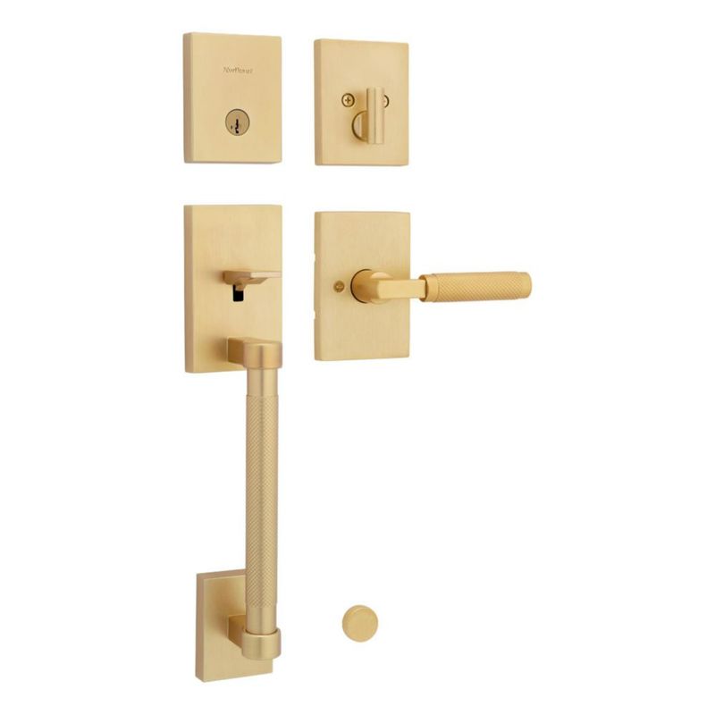 Cerradura de puerta Kwikset latón satinado SmartKey – Kit de reconfiguración
