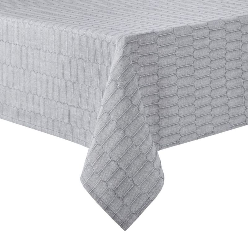 Mantel Martha Stewart 152x213 cm Gris Carbón