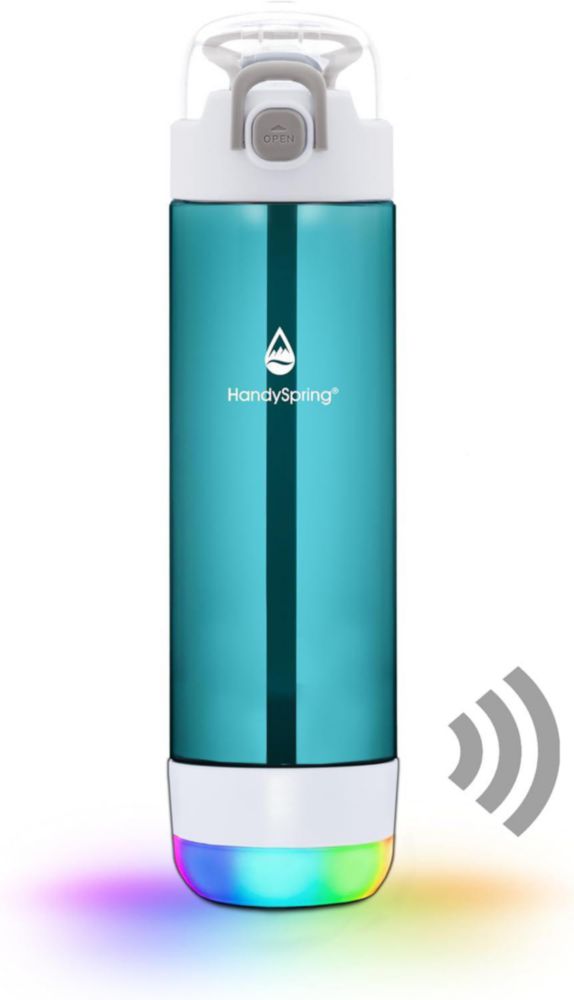 Botella HANDYSPRING 740 ml Rastreador de Agua Inteligente Verde