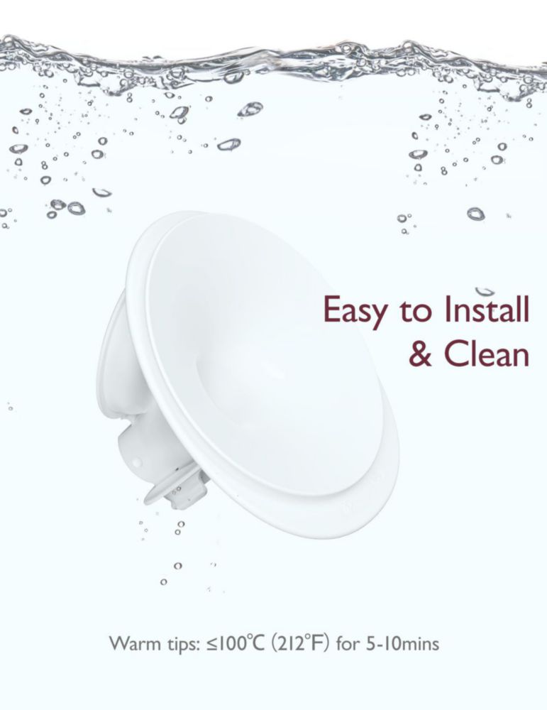 Accesorios para extractor de leche Momcozy M9 mejorado embudo de 24 mm