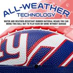Football Franklin Sports NFL New York Giants Youth Rubber