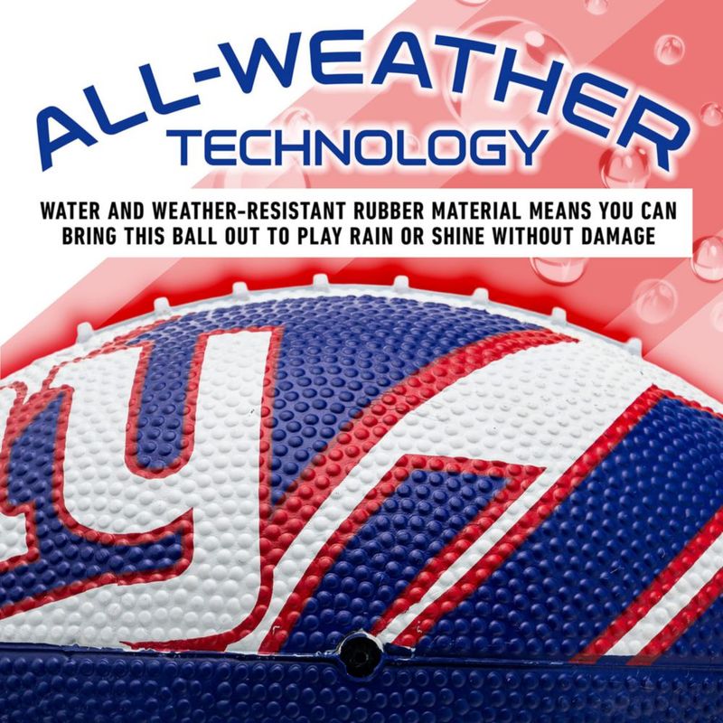 Football Franklin Sports NFL New York Giants Youth Rubber