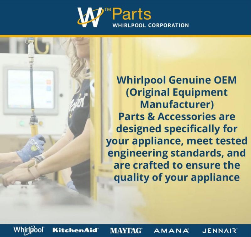 Ensamblaje de Motor y Cámara de Desagüe Whirlpool W11613479 OEM para Lavavajillas