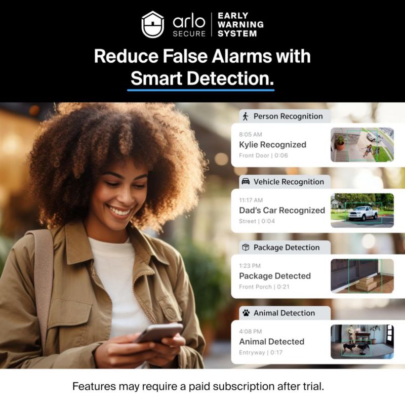 Cámara de seguridad inalámbrica Arlo Go 2 1080p LTE